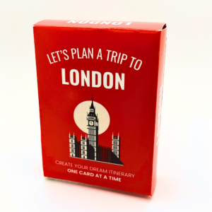 Let's Plan a Trip to London Card Game Isometric